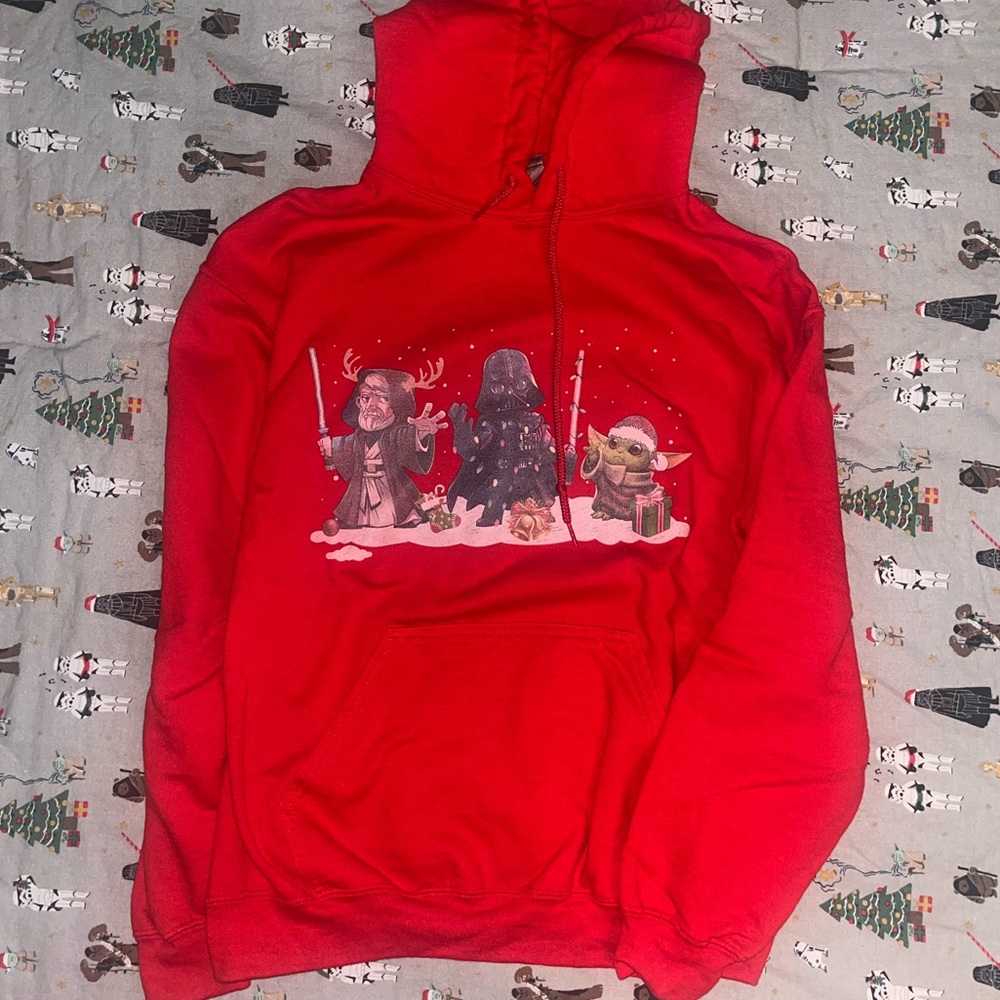 Red Star Wars Christmas hoodie